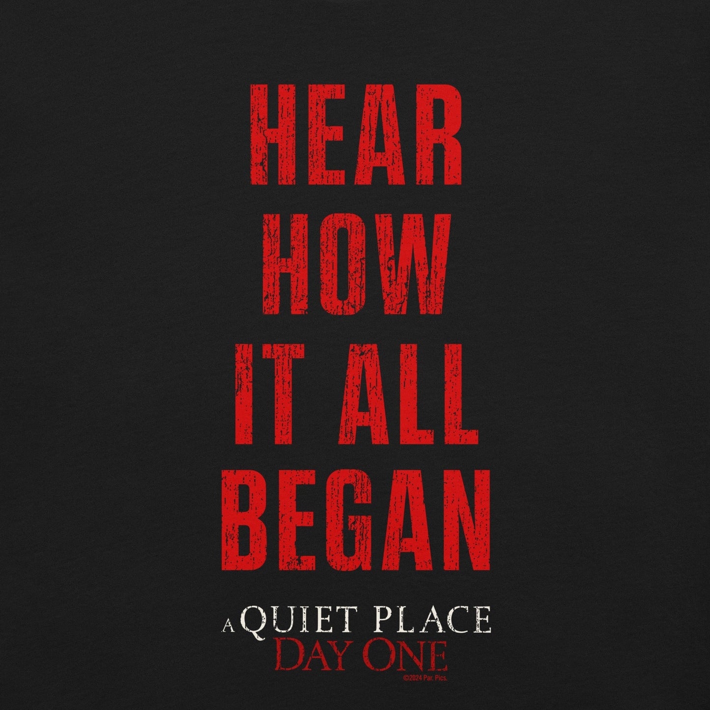 A Quiet Place: Day One Hear How It All Began Sticker