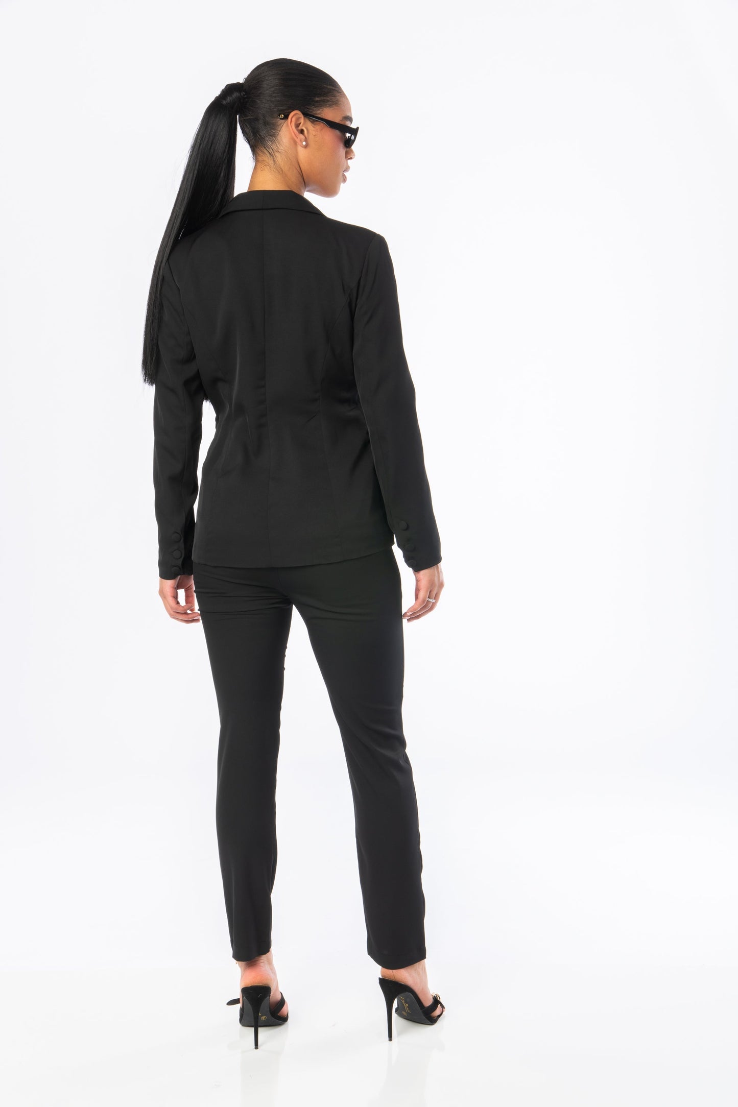 All Business Black Blazer Outewear HYPEACH BOUTIQUE