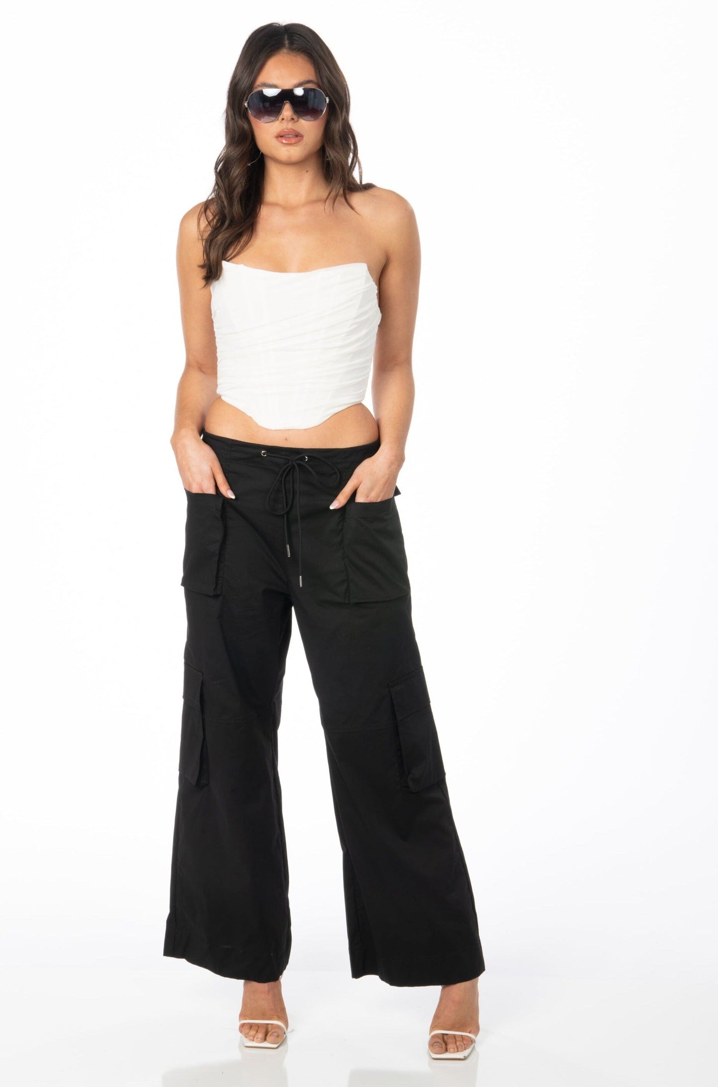 Angel Baby Corset Top White Tops HYPEACH