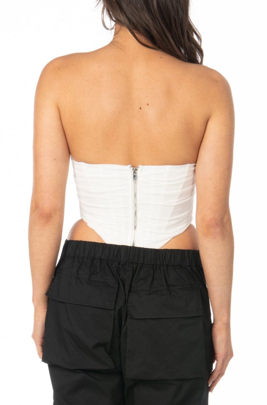 Angel Baby Corset Top White Tops HYPEACH