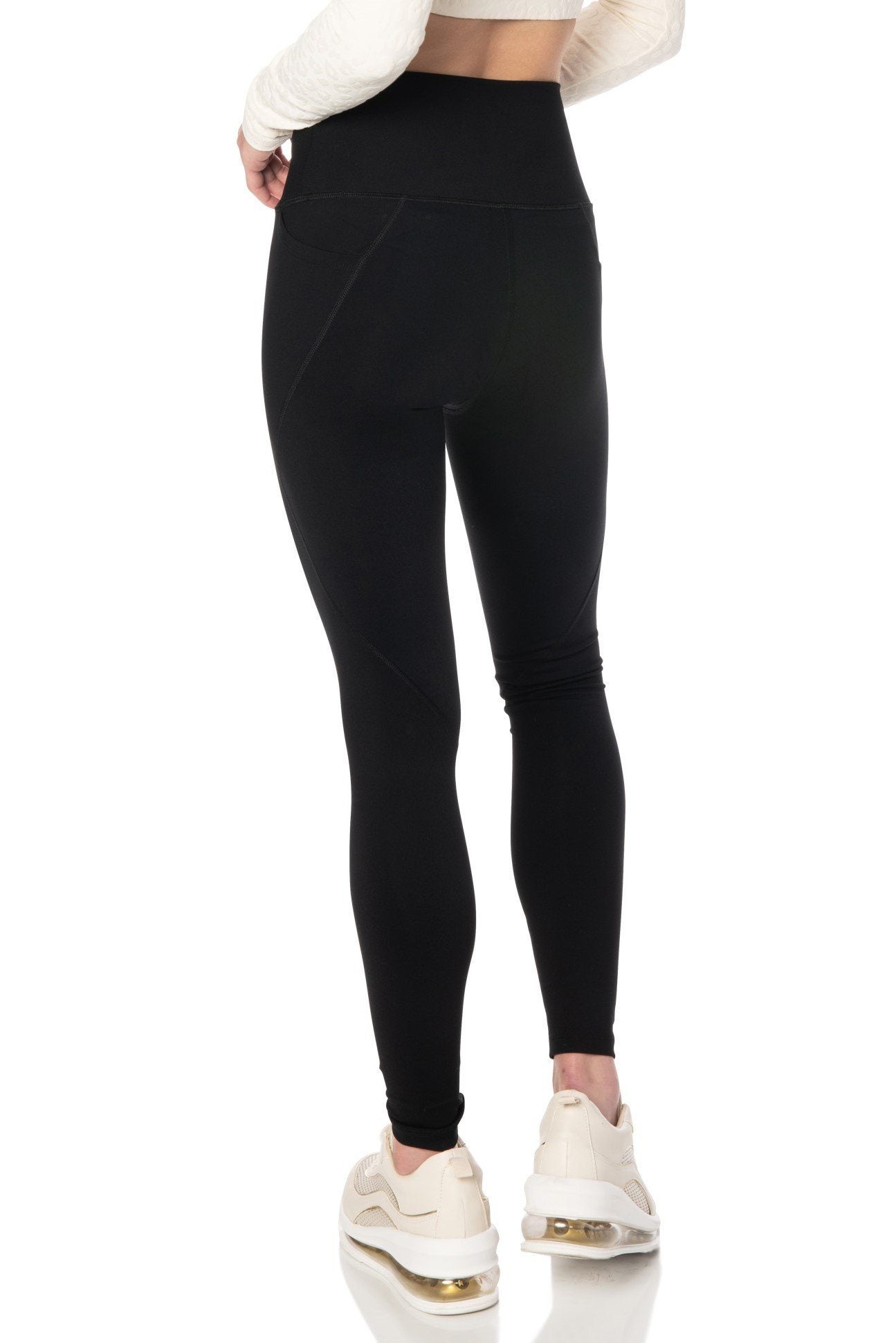 Black Capri Full Length Leggings - Hypeach Active Bottoms HYPEACH