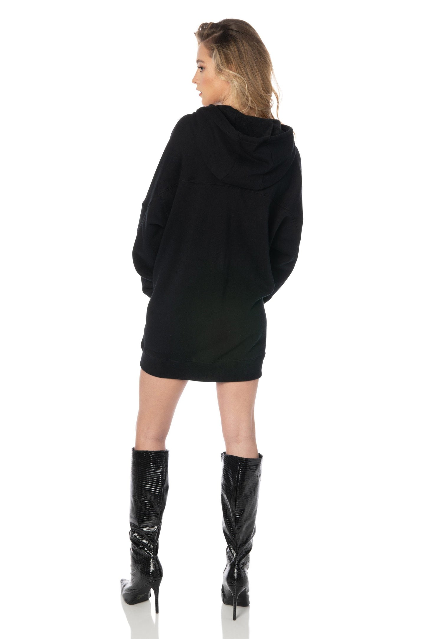 Black Pullover Hoodie - Hypeach Lounge Tops HYPEACH