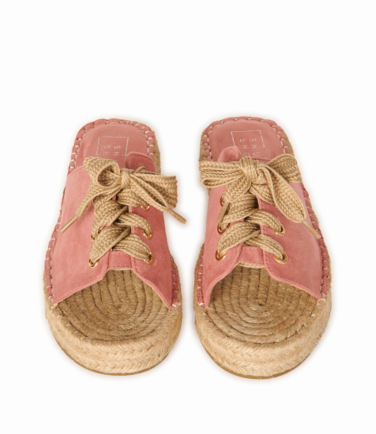 Boardwalk Lace Up Espadrille Pink Suede Shoes HYPEACH BOUTIQUE