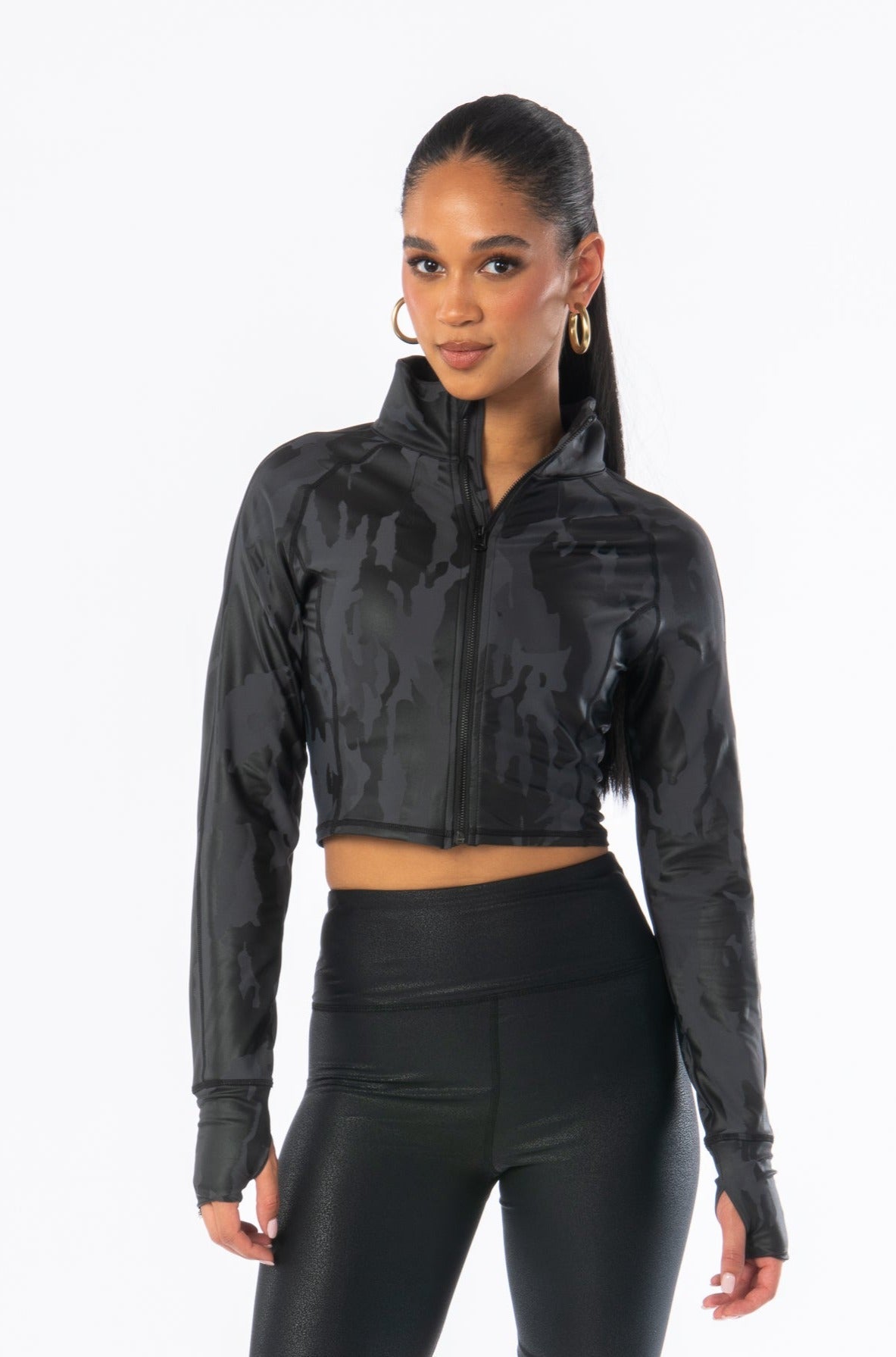 Charcoal Camo Jacket -- Activewear Activewear HYPEACH