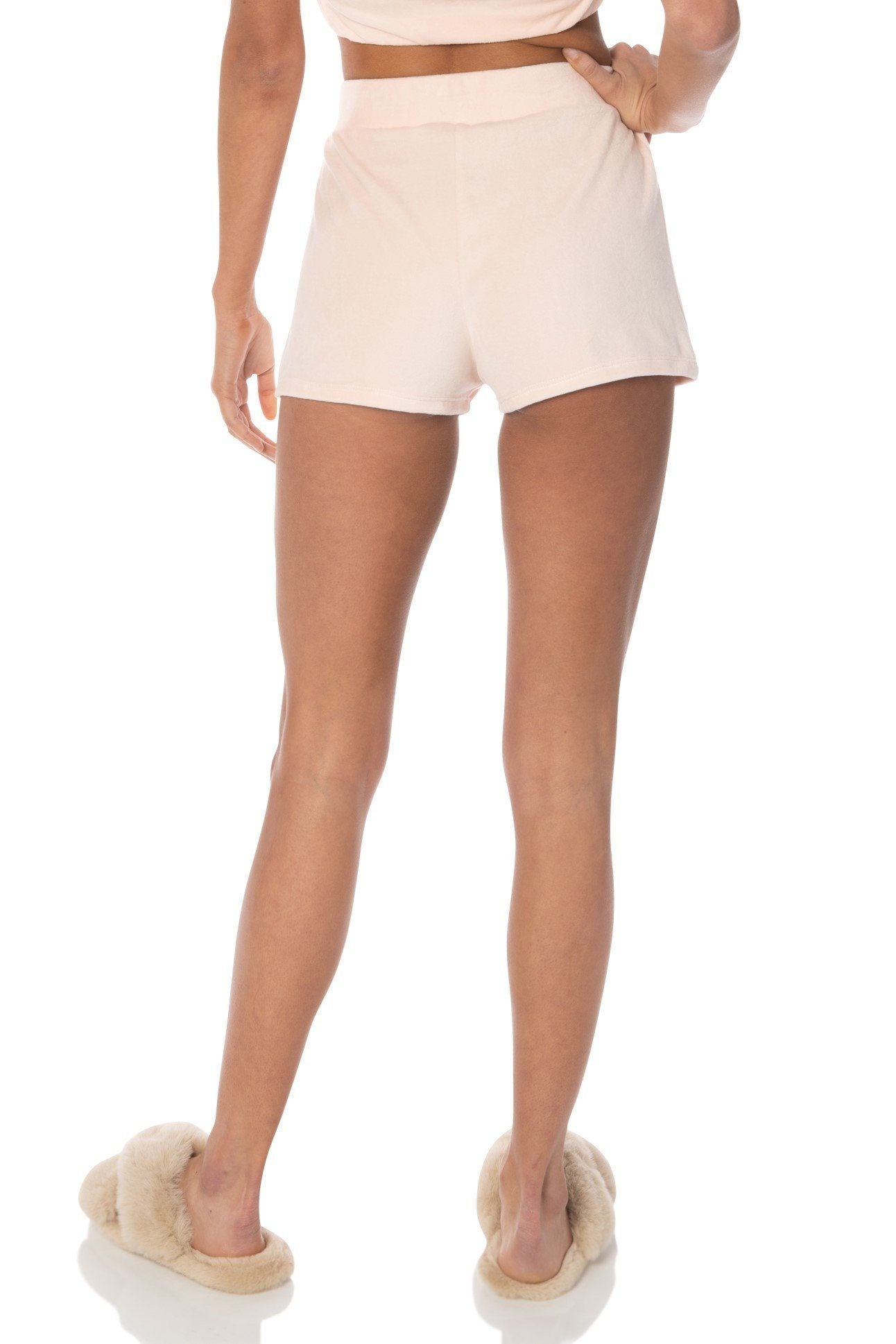 Cozy Terry Shorts Pink Bottoms HYPEACH