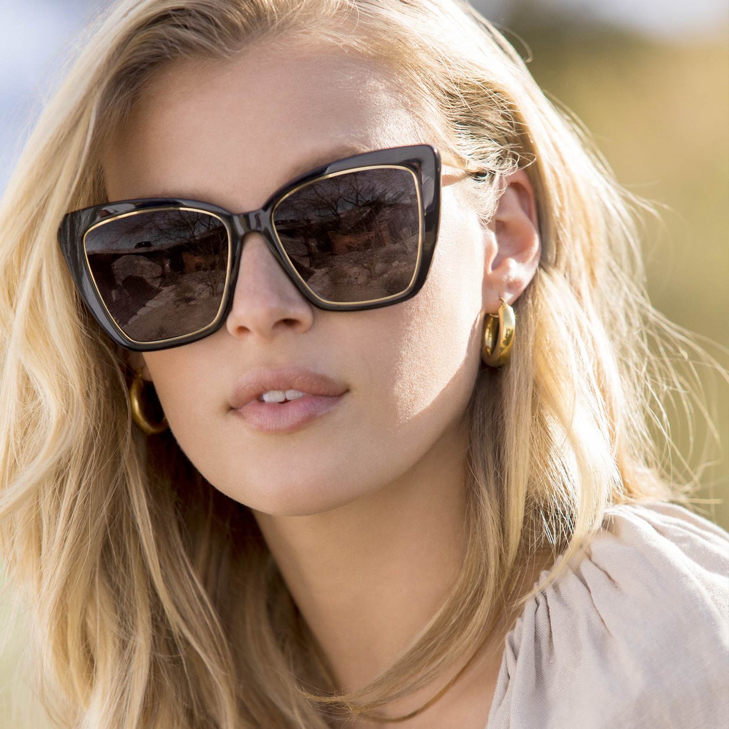 DIFF Eyewear - Becky IV - Black Accessories HYPEACH BOUTIQUE