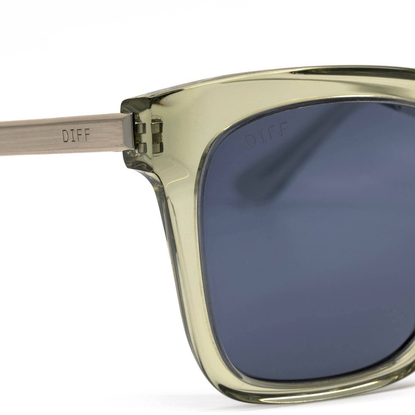 DIFF Eyewear - Bella - Olive Crystal Accessories DIFF Eyewear