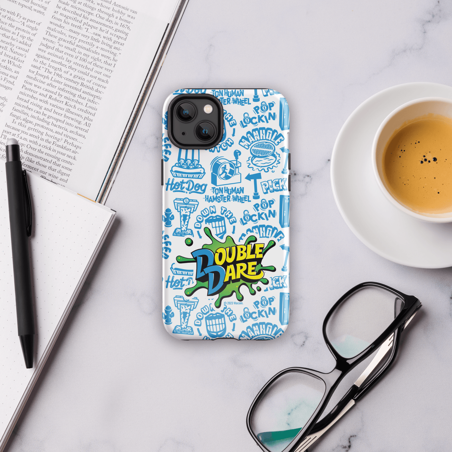 Double Dare Pop Lockin Pattern Tough Phone Case - iPhone