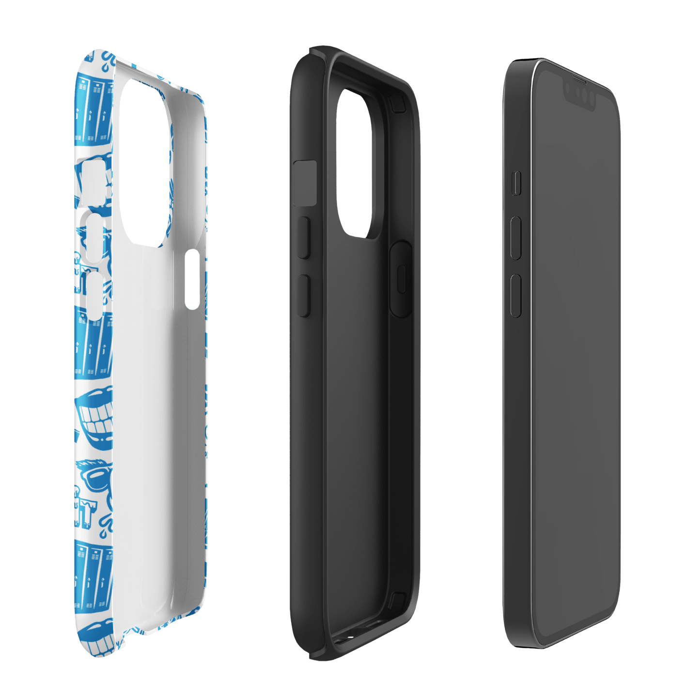 Double Dare Pop Lockin Pattern Tough Phone Case - iPhone