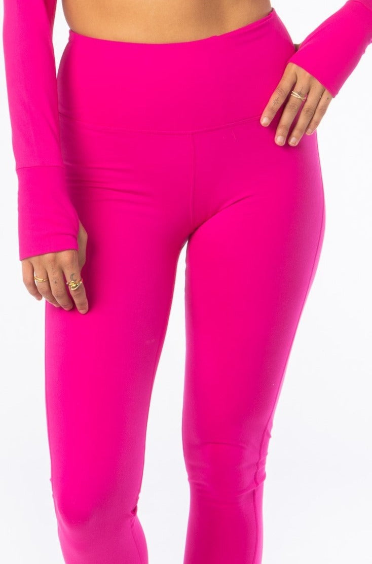 Essential Leggings Pink Activewear HYPEACH BOUTIQUE