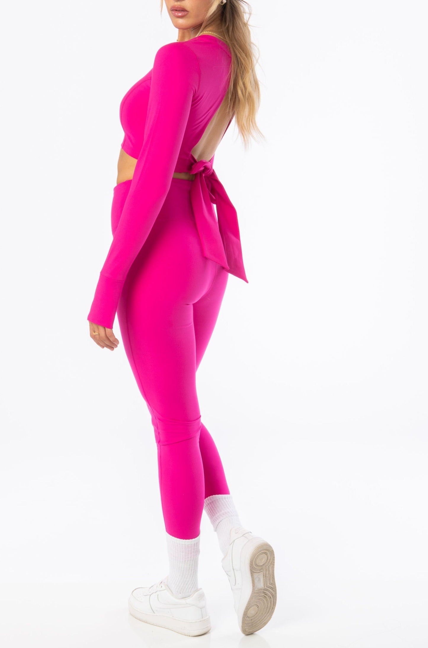 Essential Leggings Pink Activewear HYPEACH BOUTIQUE