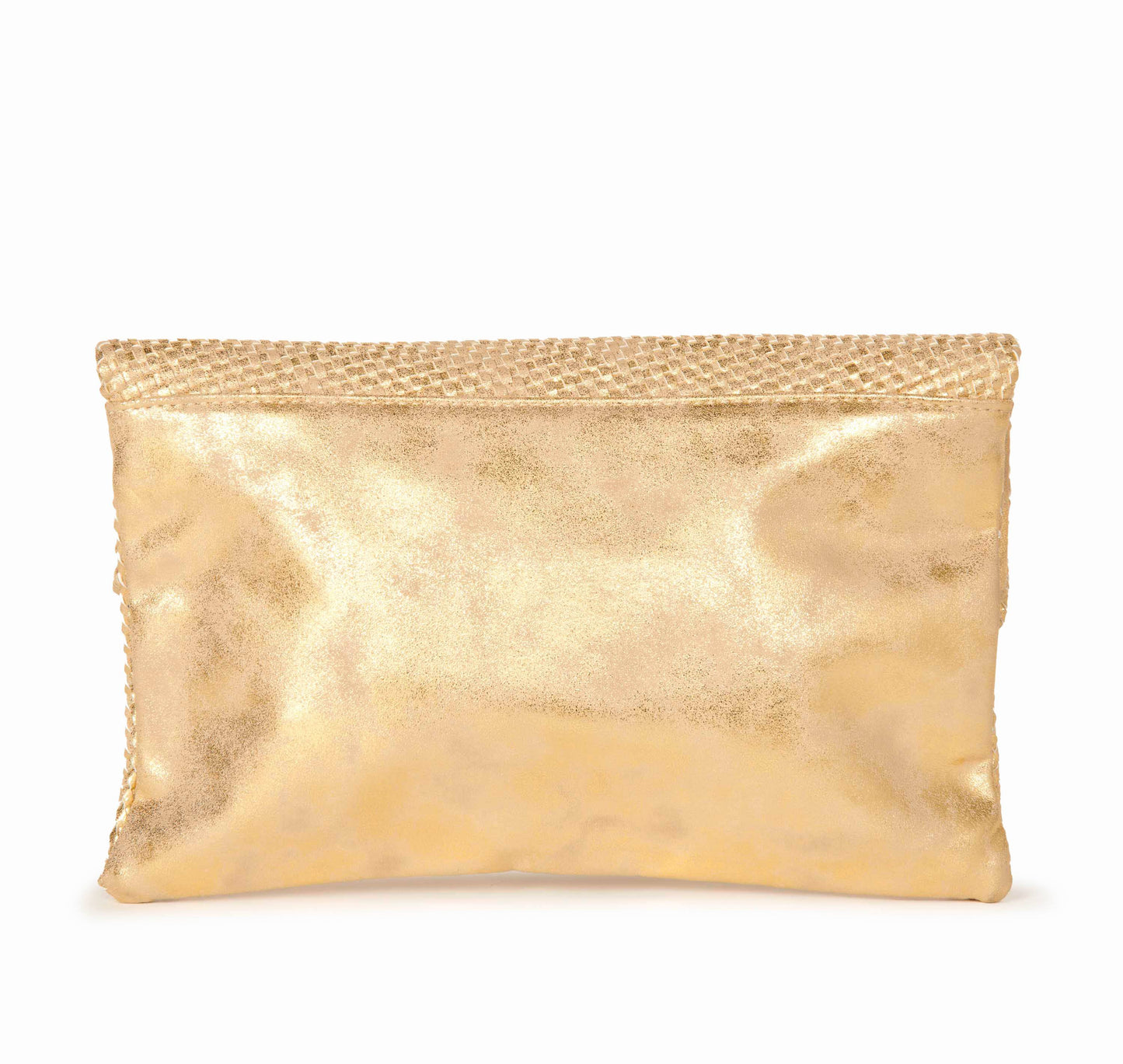 Hypeach Nude Clutch With Gold Weave Accessories HYPEACH BOUTIQUE