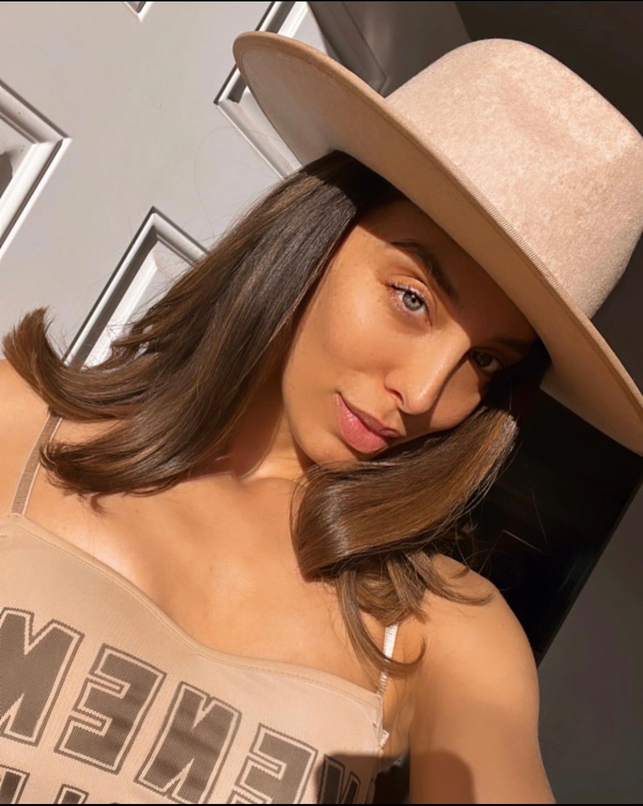 Olive & Pique - Beige Cali Fedora Accessories Olive & Pique