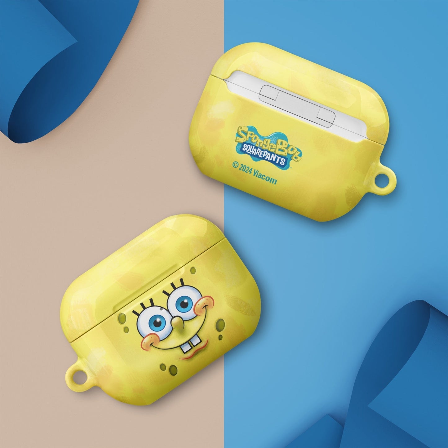 Spongebob Face Earbud Case