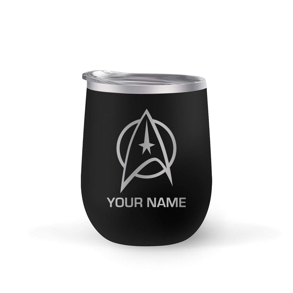 Star Trek: The Original Series Delta Personalized 12 oz Stainless Steel Wine Tumbler