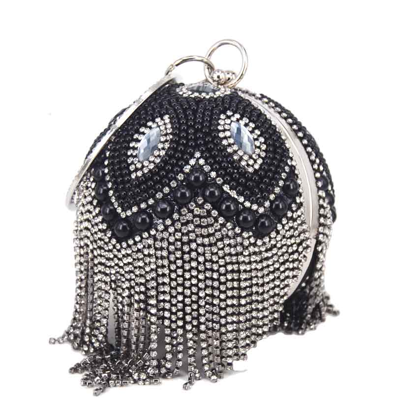 Ball Designer Crystal Evening Dress up Sacs à main