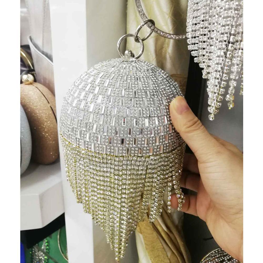 Ball Designer Crystal Evening Dress up Sacs à main