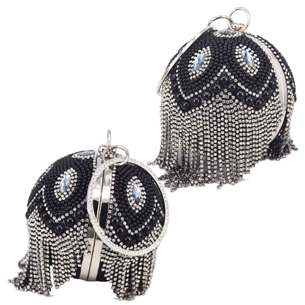Ball Designer Crystal Evening Dress up Sacs à main