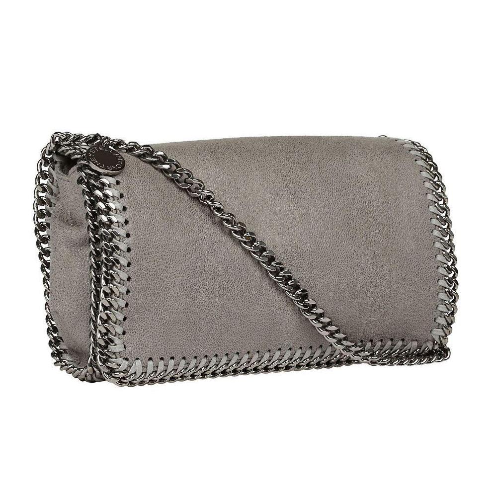 Stella McCartney Falabella Lt. Grey Shaggy Deer Similicuir