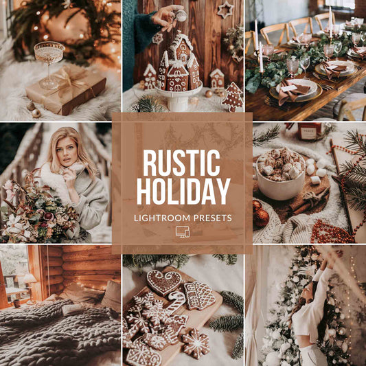 Ai-Optimized RUSTIC HOLIDAY LIGHTROOM PRESETS