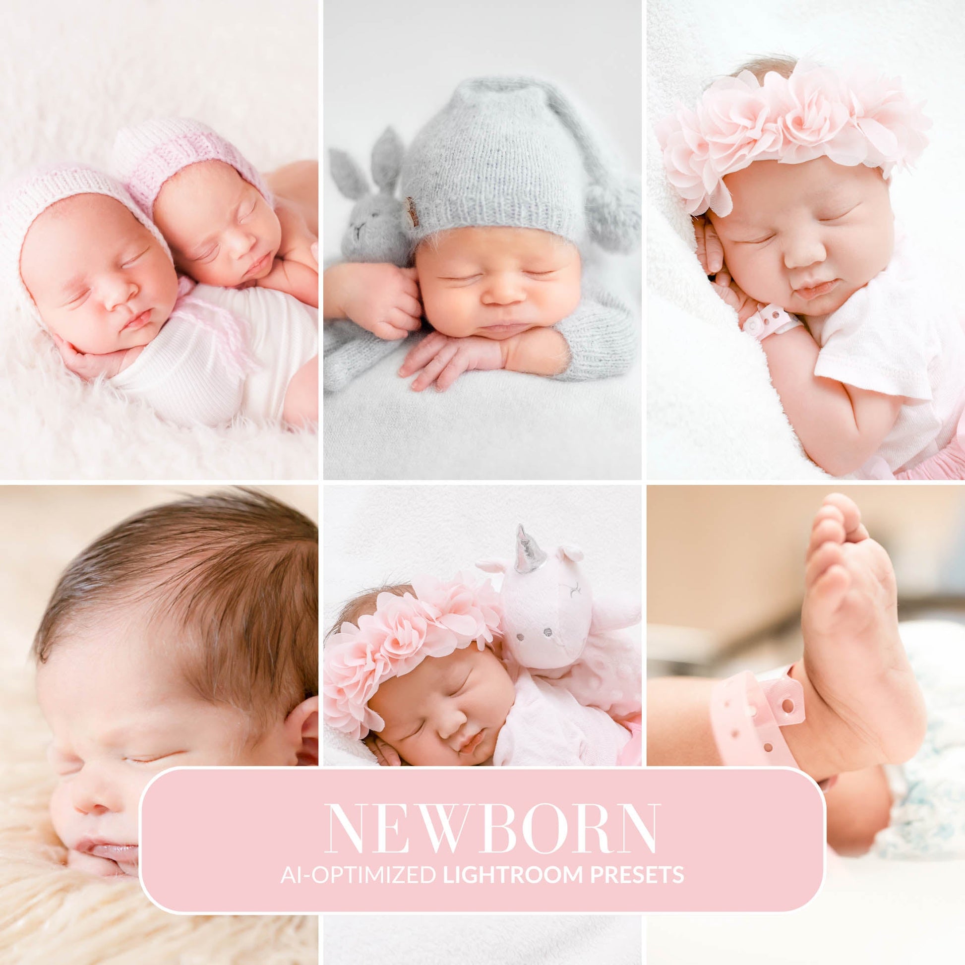 Ai-Optimized NEWBORN AI-OPTIMIZED LIGHTROOM PRESETS