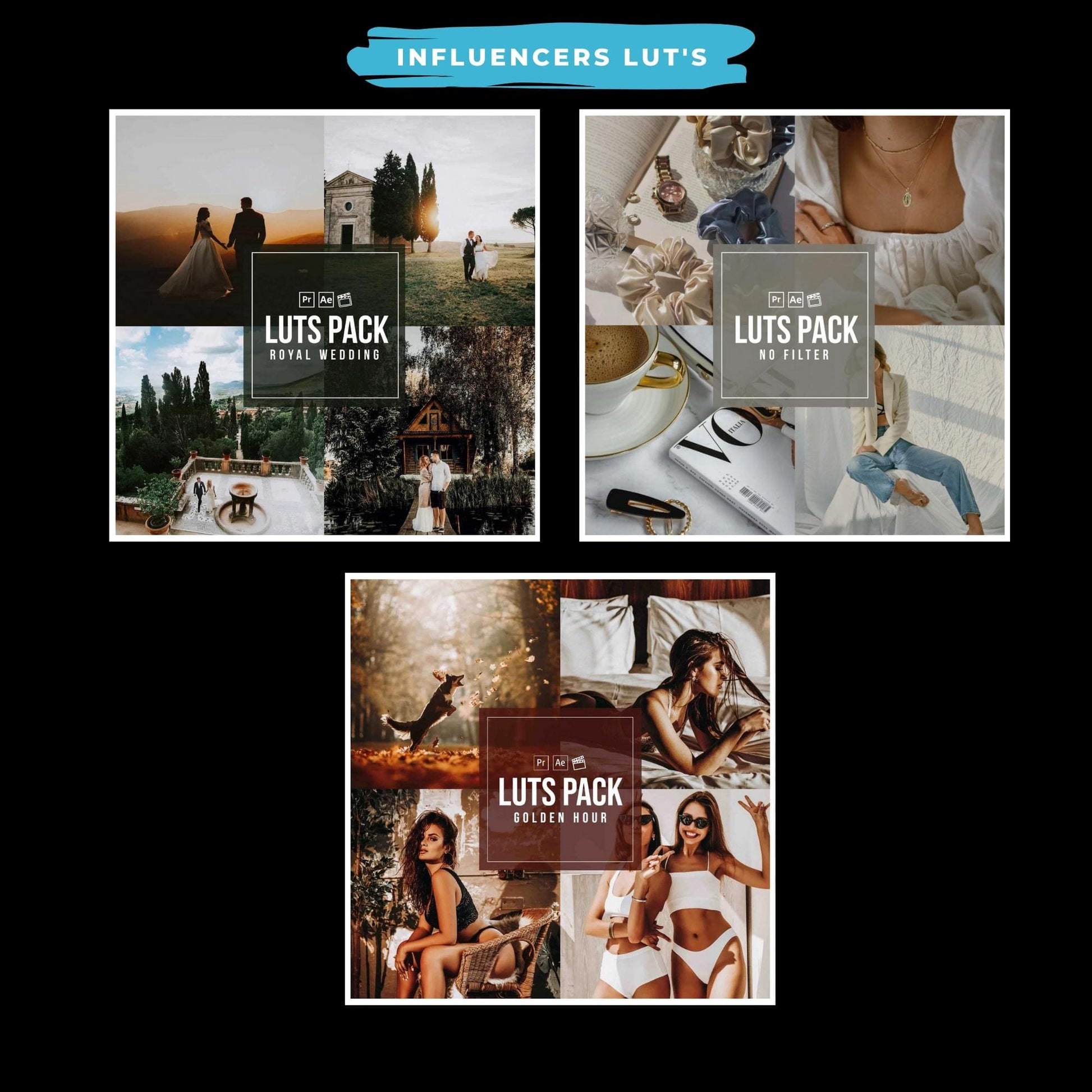 Ai-Optimized VIDEO LUTS BUNDLE (15 PACKS)