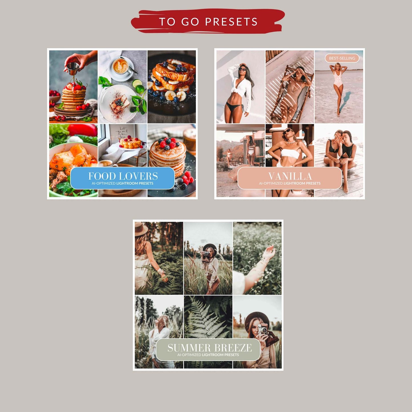 Ai-Optimized ULTIMATE 200+ LIGHTROOM PRESETS BUNDLE