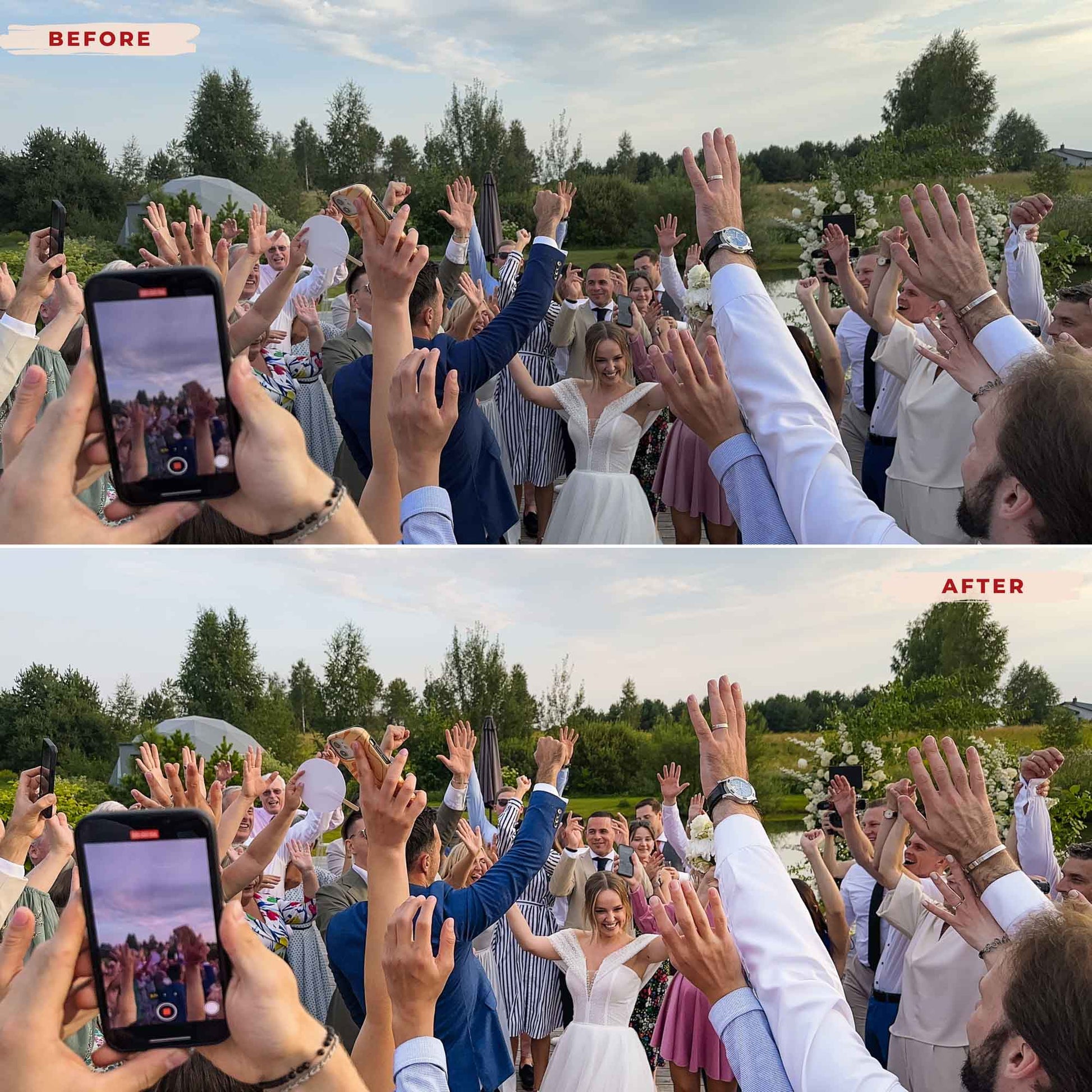 Ai-Optimized IPHONE WEDDING LIGHTROOM PRESETS