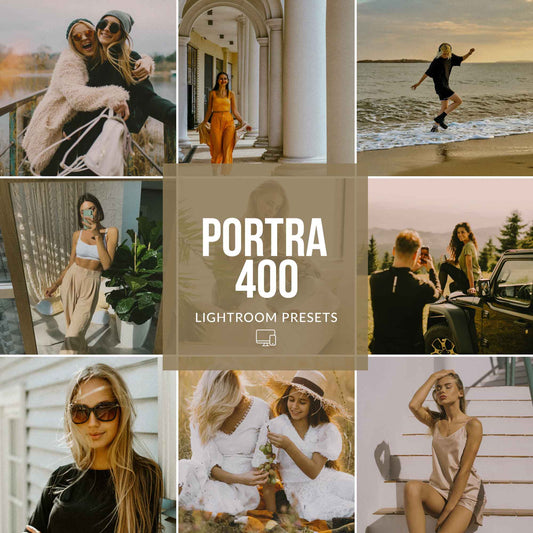 Ai-Optimized PORTRA 400 LIGHTROOM PRESETS