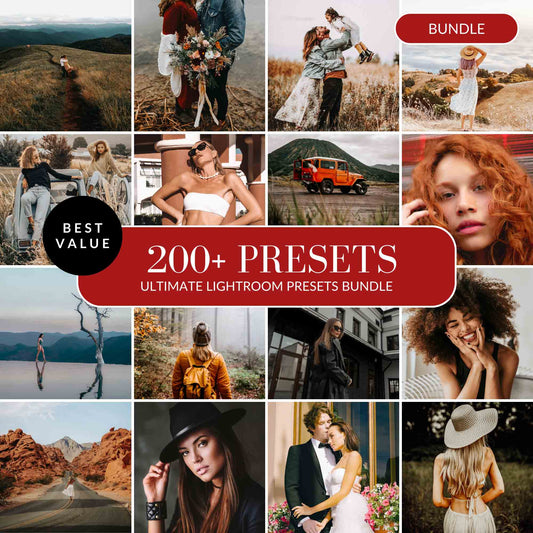 Ai-Optimized ULTIMATE 200+ LIGHTROOM PRESETS BUNDLE