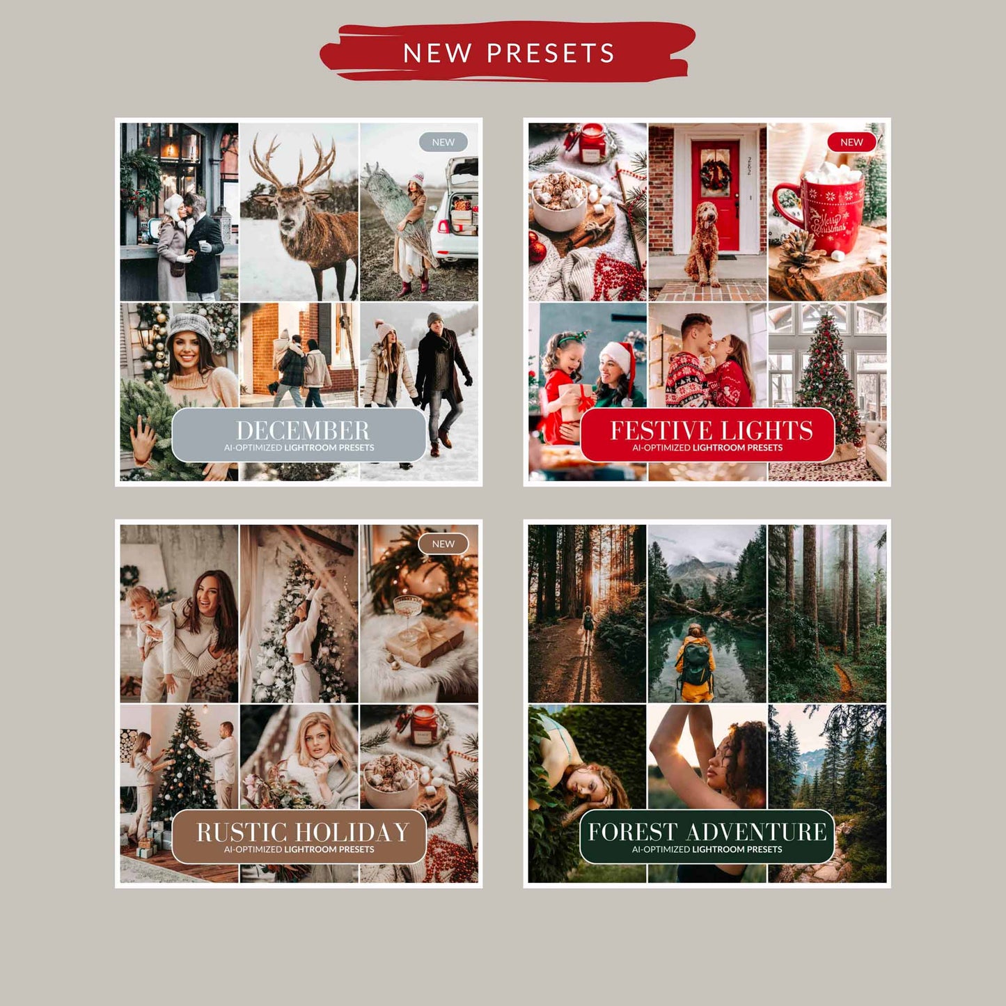 Ai-Optimized ULTIMATE 200+ LIGHTROOM PRESETS BUNDLE