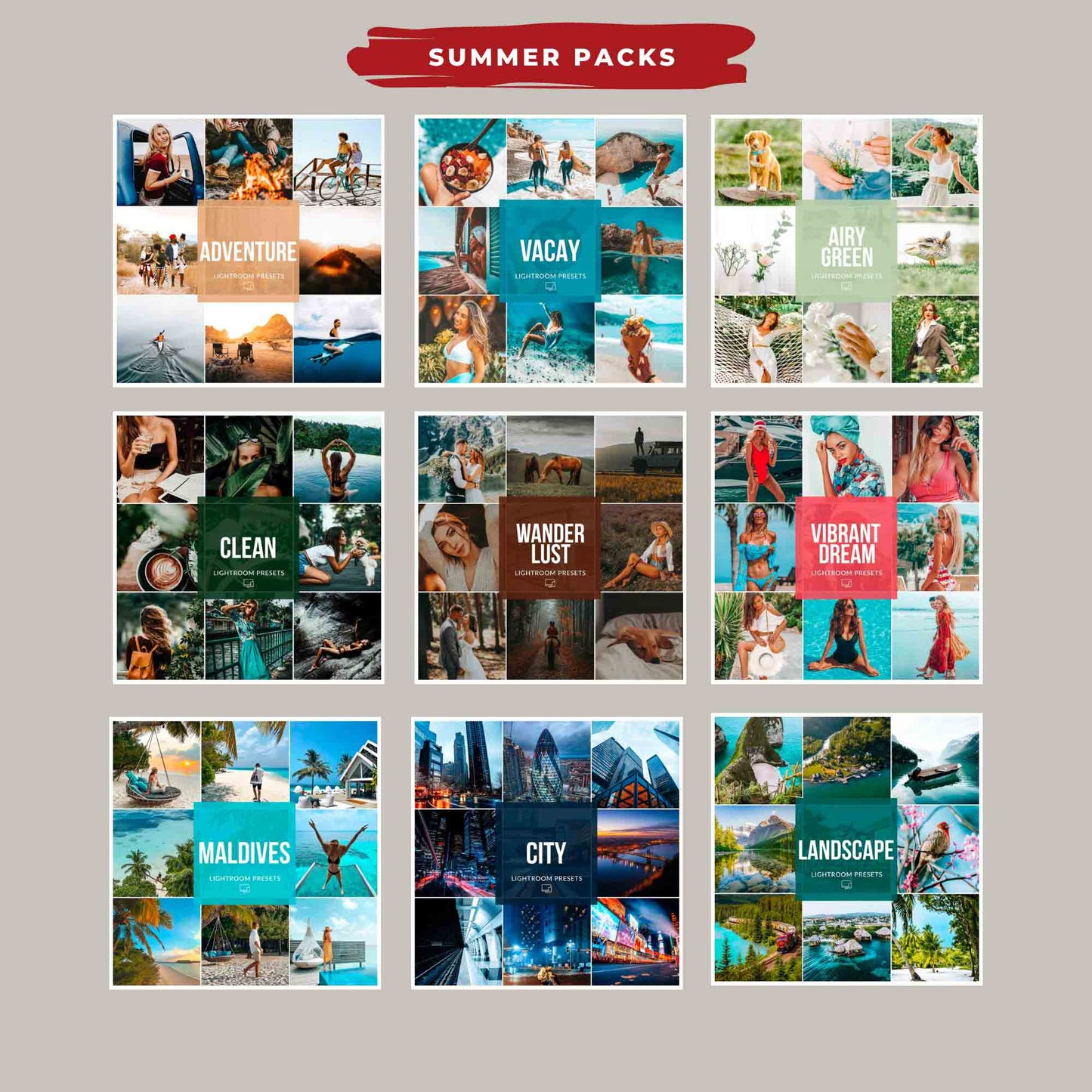 Ai-Optimized INFLUENCER MUST-HAVE 50 PACKS (470+ PRESETS)