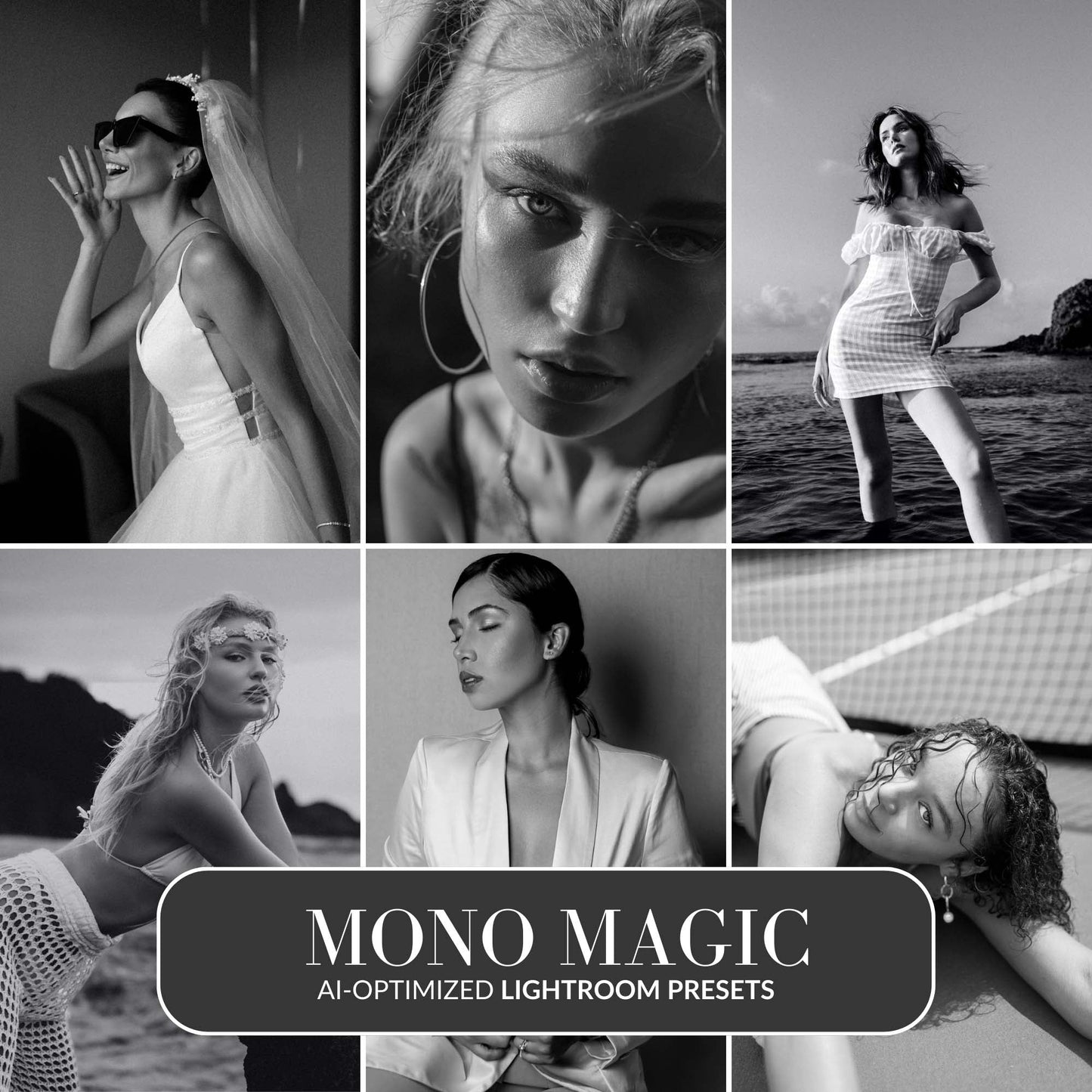 Ai-Optimized MONO MAGIC AI-OPTIMIZED LIGHTROOM PRESETS