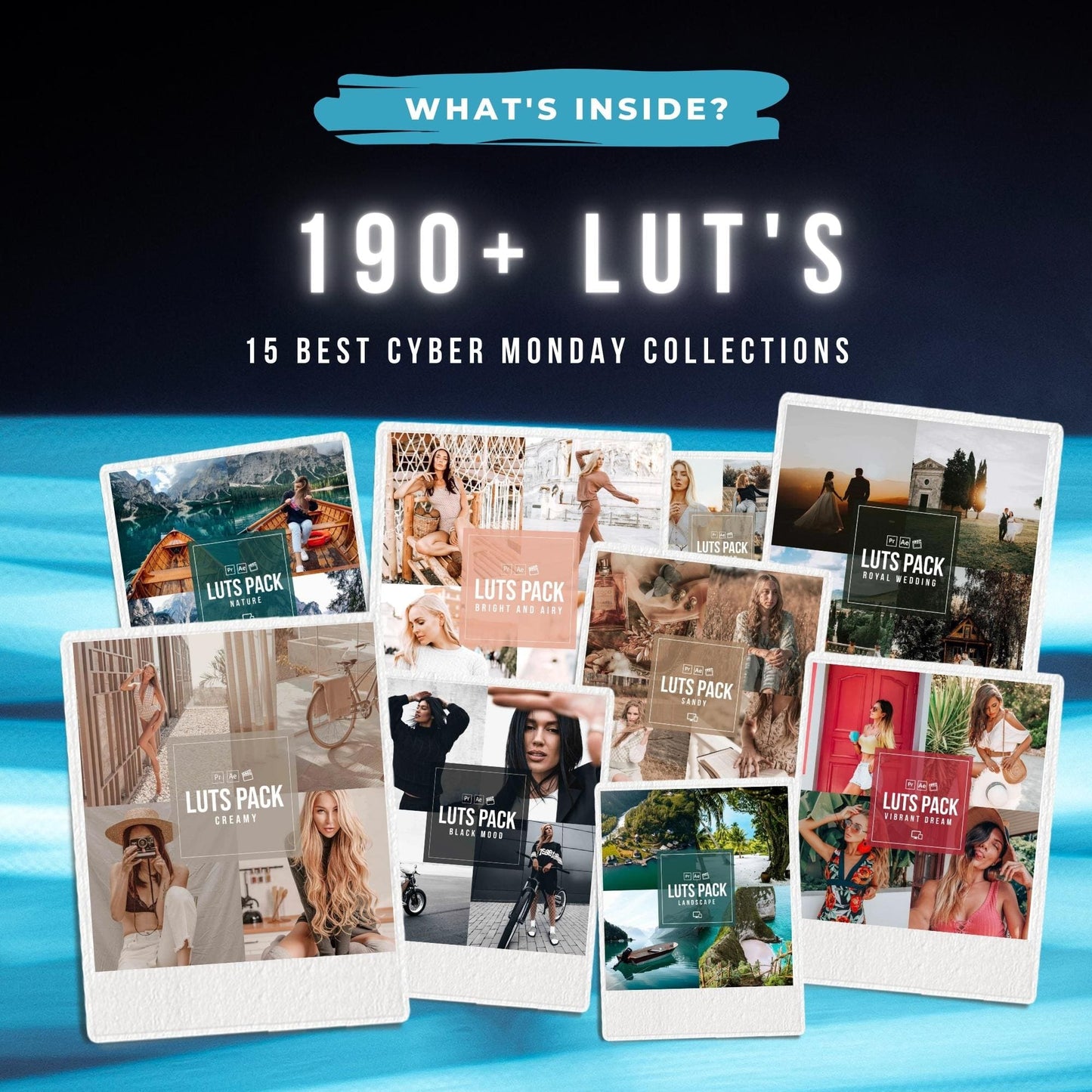 Ai-Optimized VIDEO LUTS BUNDLE (15 PACKS)