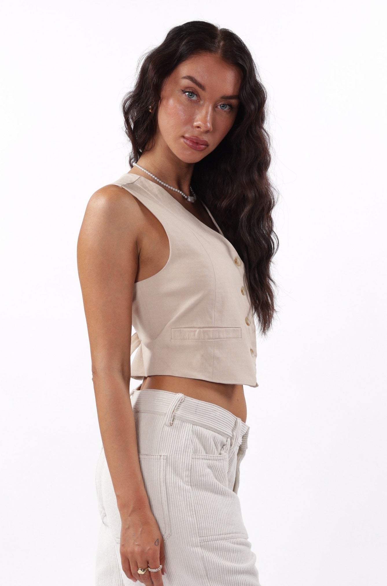 Capri Cropped Vest