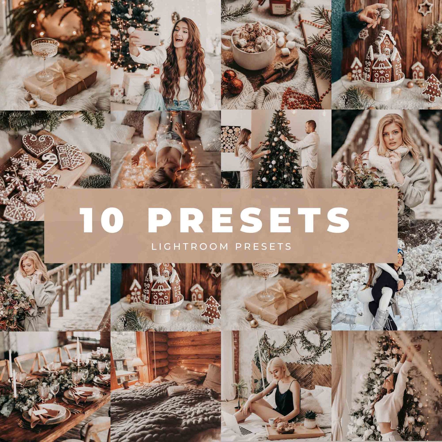 Ai-Optimized RUSTIC HOLIDAY AI-OPTIMIZED LIGHTROOM PRESETS