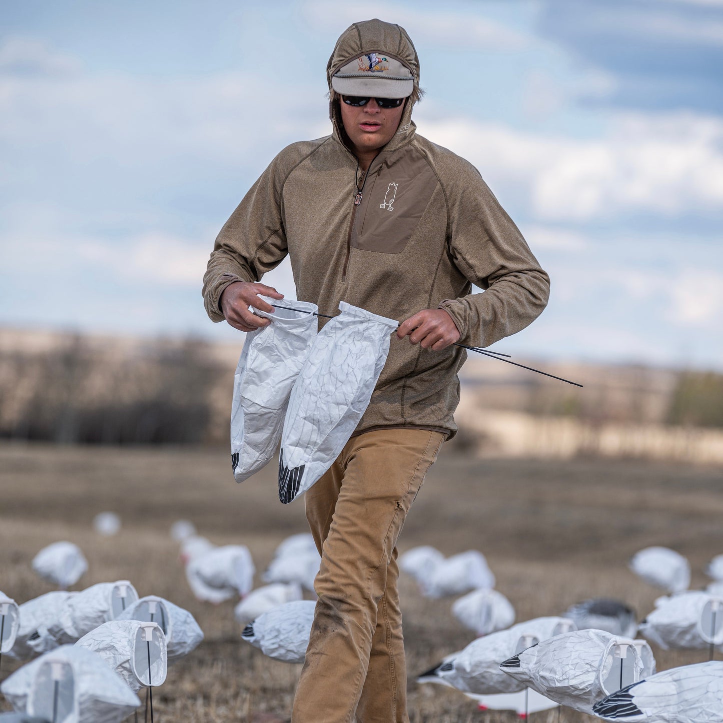 S3HL (Headless) Snow Goose Socks