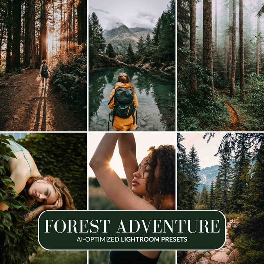 Ai-Optimized FOREST ADVENTURE AI-OPTIMIZED LIGHTROOM PRESETS