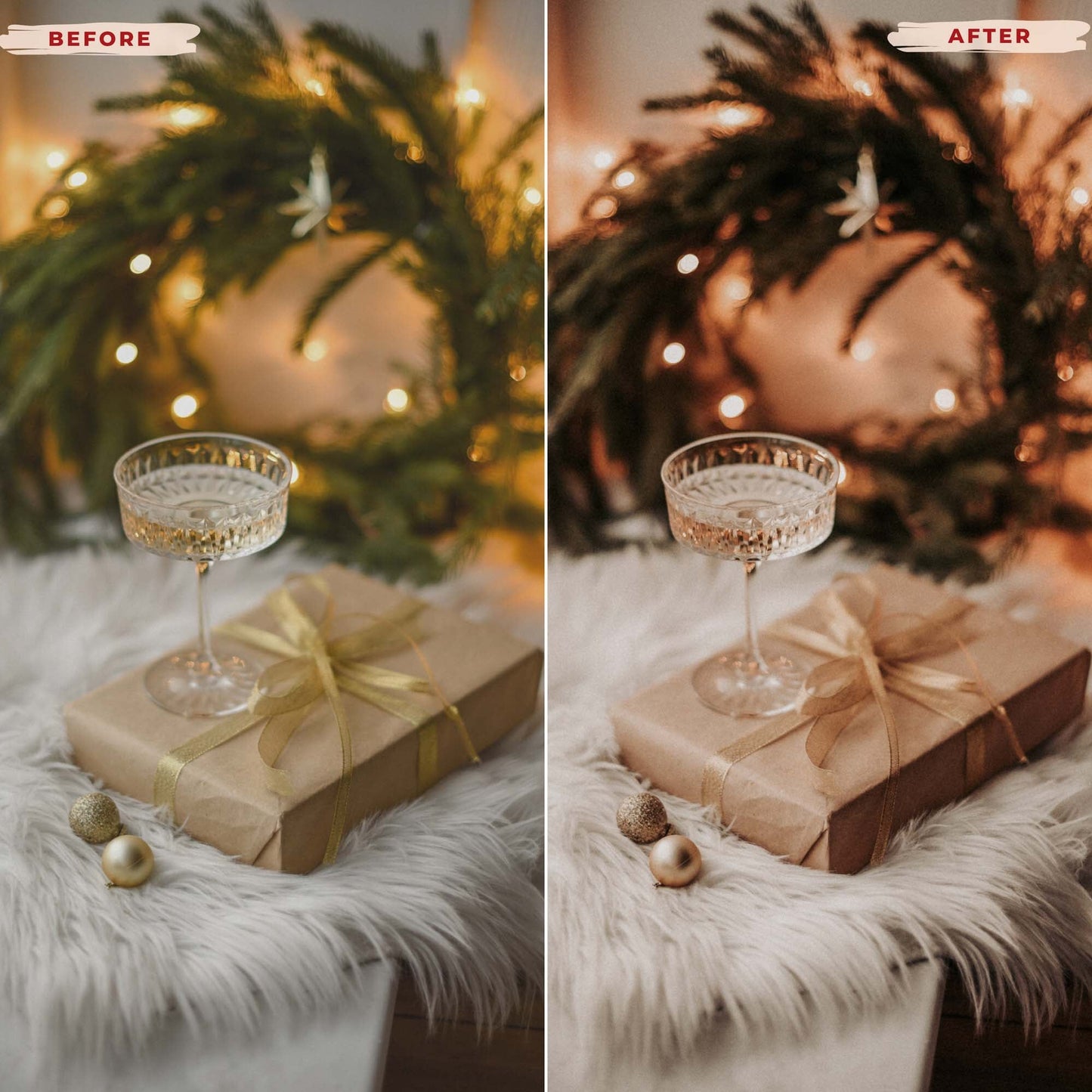 Ai-Optimized RUSTIC HOLIDAY LIGHTROOM PRESETS