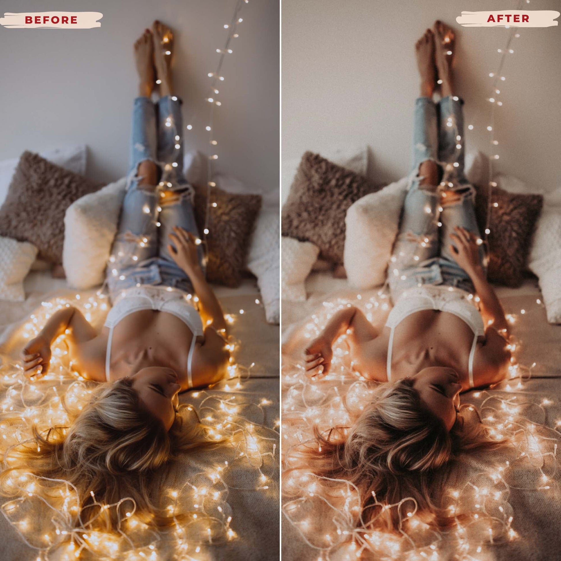 Ai-Optimized RUSTIC HOLIDAY LIGHTROOM PRESETS