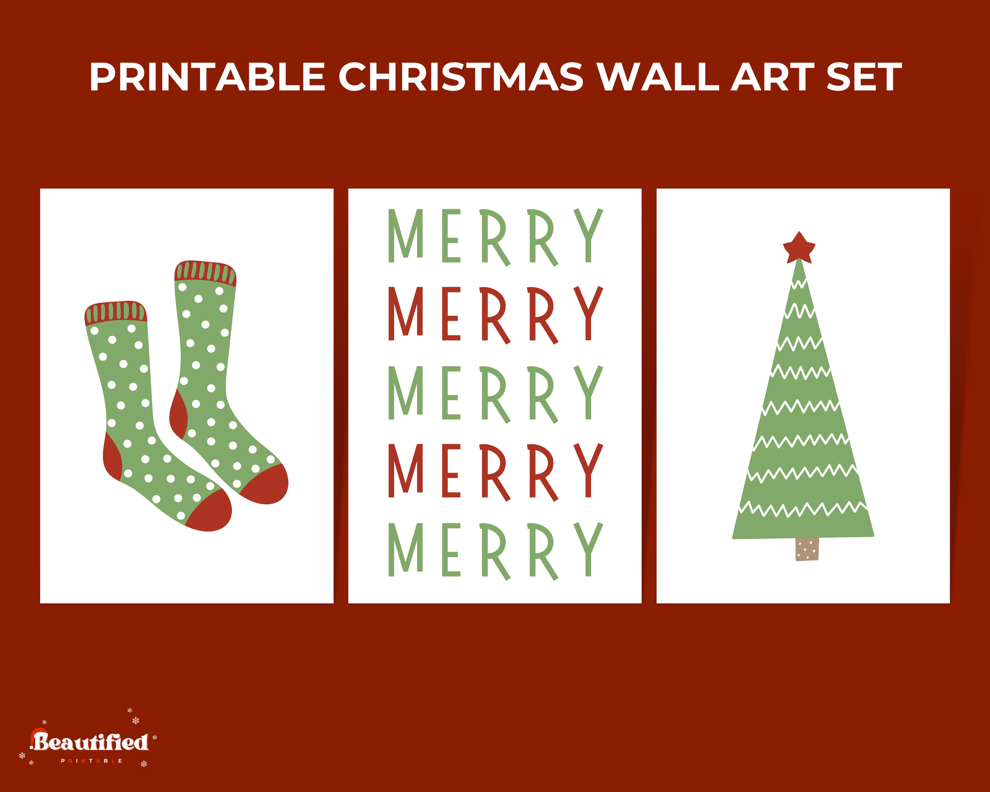 Ai-Optimized CHRISTMAS PRINTABLES BUNDLE