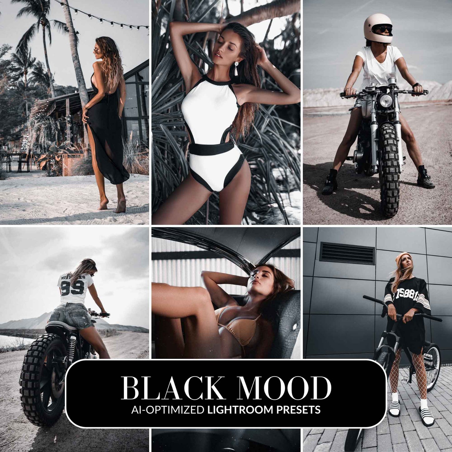 Ai-Optimized BLACK MOOD AI-OPTIMIZED LIGHTROOM PRESETS