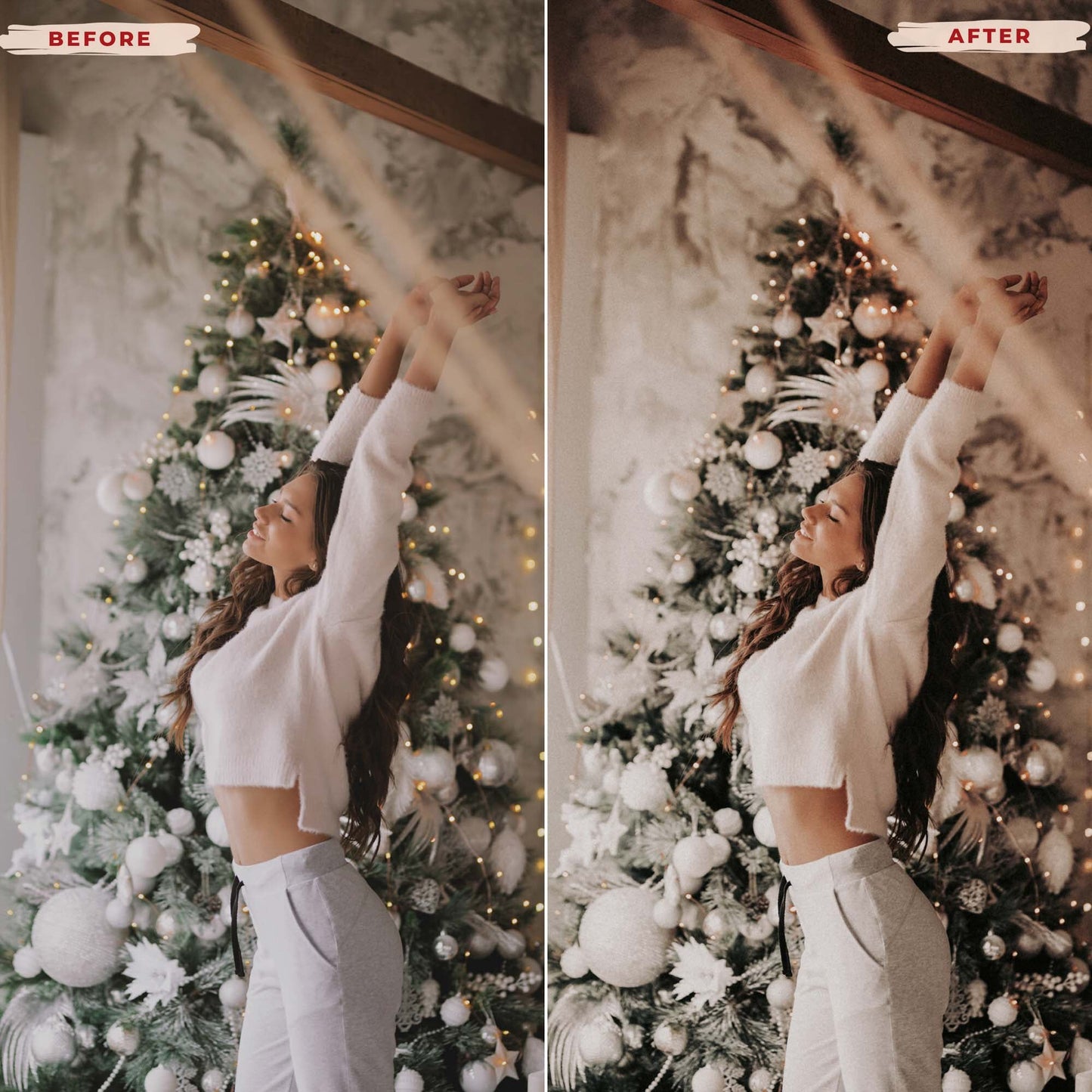 Ai-Optimized RUSTIC HOLIDAY LIGHTROOM PRESETS