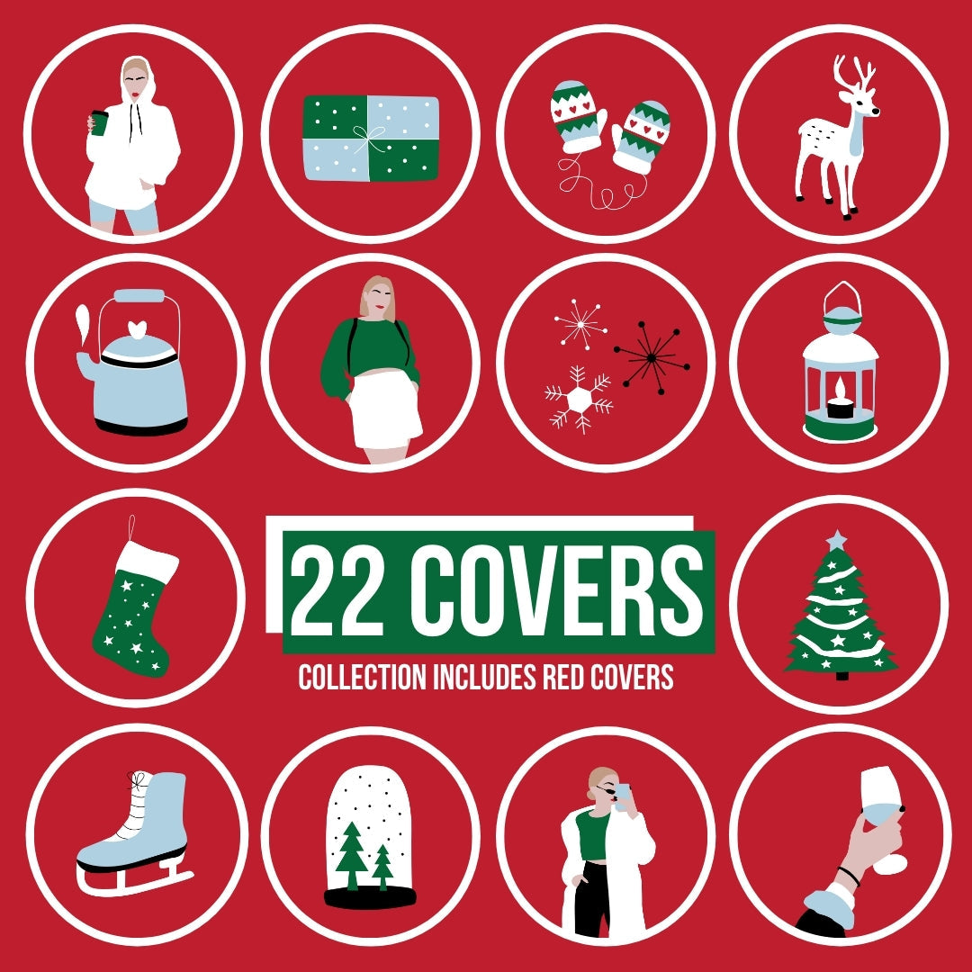 Ai-Optimized RED CHRISTMAS IG HIGHLIGHT COVERS