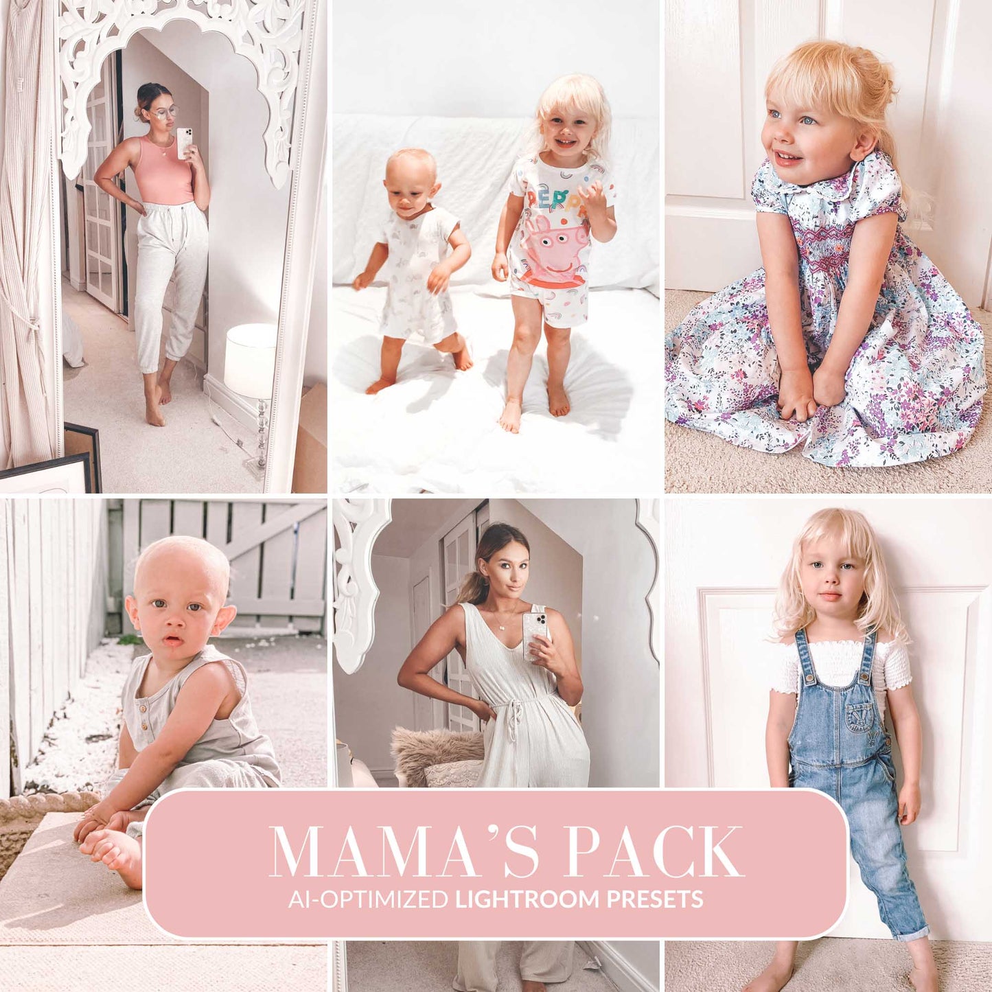 Ai-Optimized MAMA'S PACK AI-OPTIMIZED LIGHTROOM PRESETS