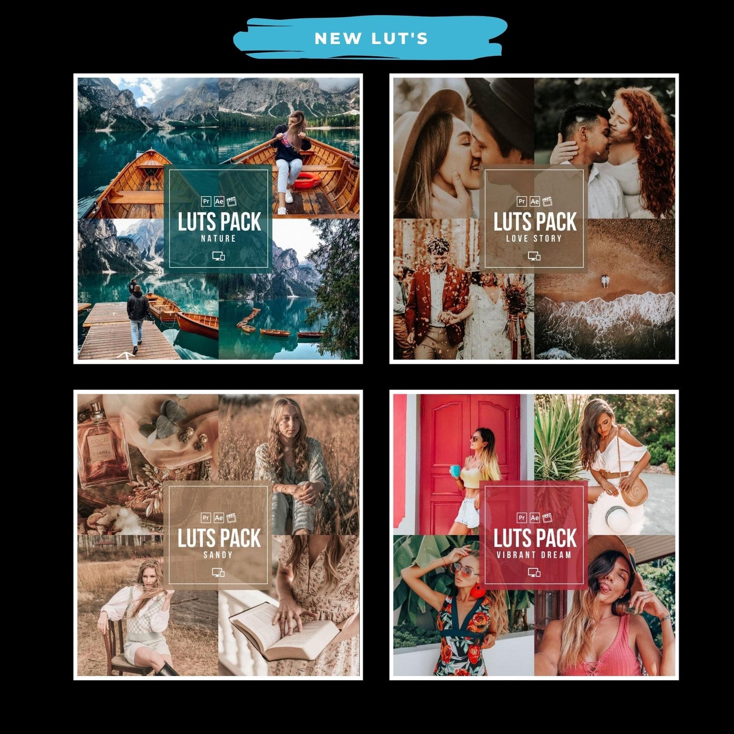 Ai-Optimized VIDEO LUTS BUNDLE (15 PACKS)