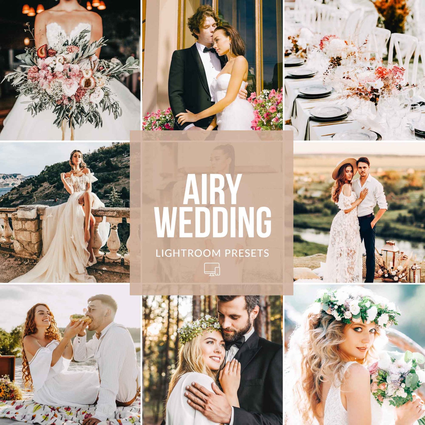 Ai-Optimized AIRY WEDDING LIGHTROOM PRESETS