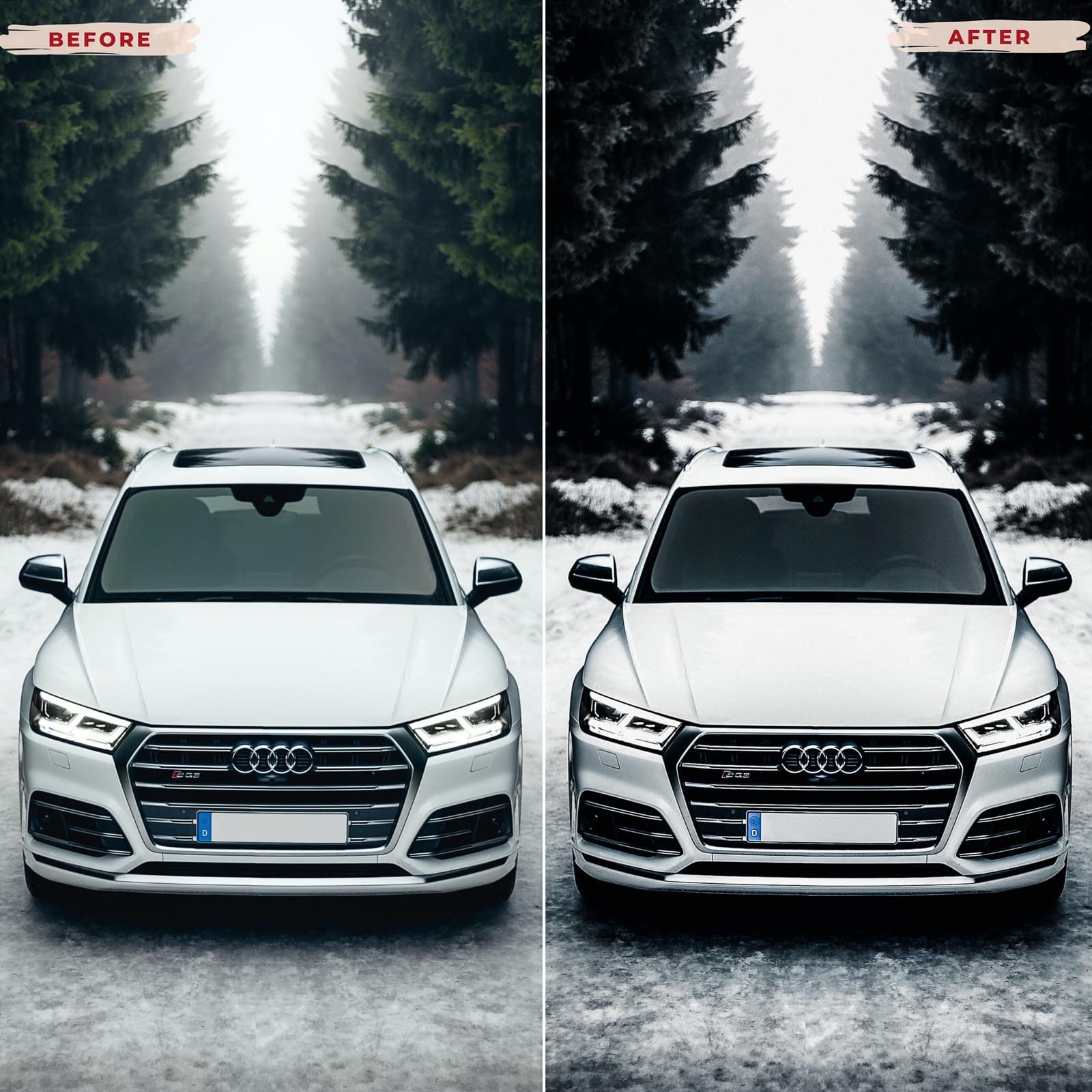 Ai-Optimized AUTOMOTIVE CAR LIGHTROOM PRESETS