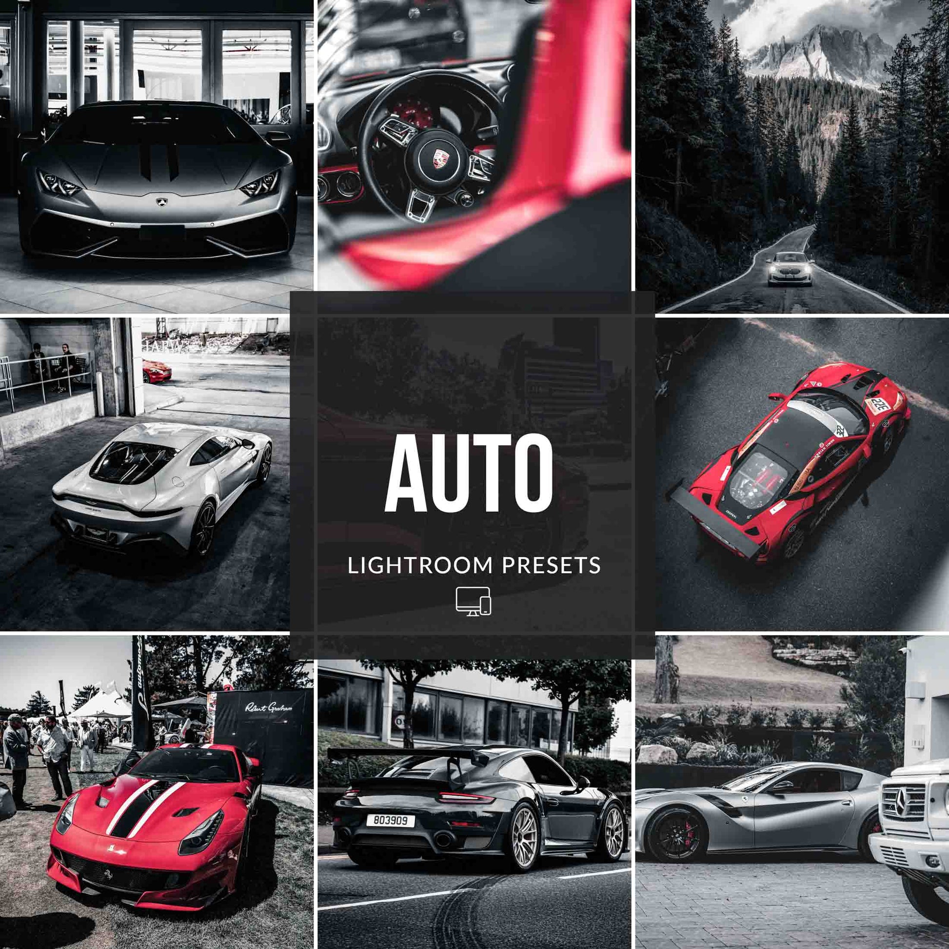 Ai-Optimized AUTOMOTIVE CAR LIGHTROOM PRESETS