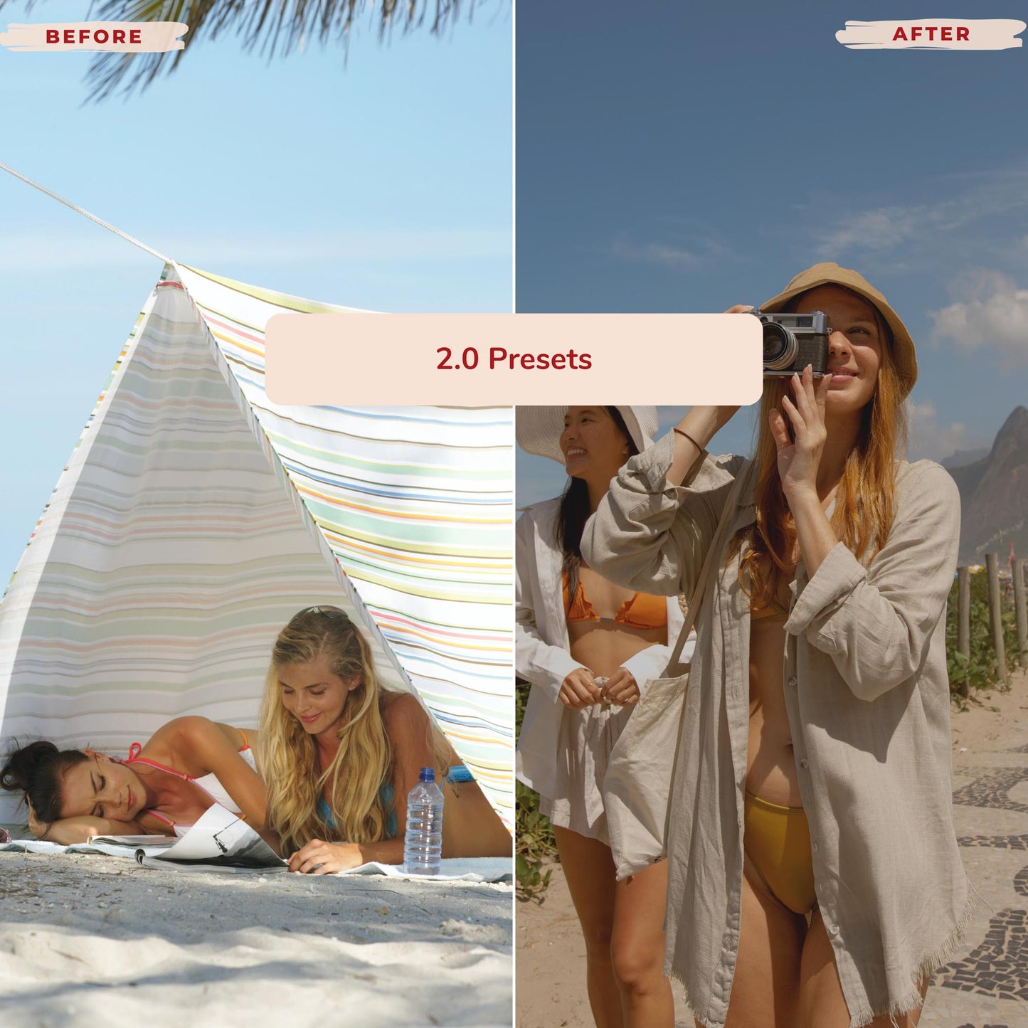 Ai-Optimized BEACH VIBES LIGHTROOM PRESETS